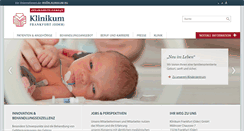 Desktop Screenshot of klinikumffo.de